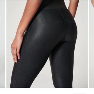 Spanx Faux Leather Leggings Large NWOT